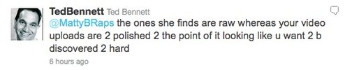 MattyBraps Ellen tweet MattyBraps Ellen tweet