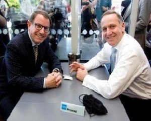 Two Johns and a black bag Two Johns and a black bag