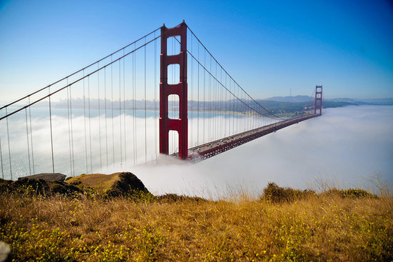 Golden Gate Bridge fog