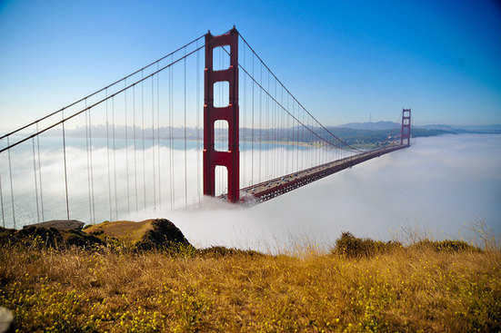 Golden Gate Bridge fog Golden Gate Bridge fog