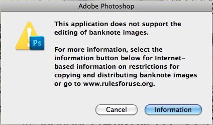 PhotoShop banknote block PhotoShop banknote block